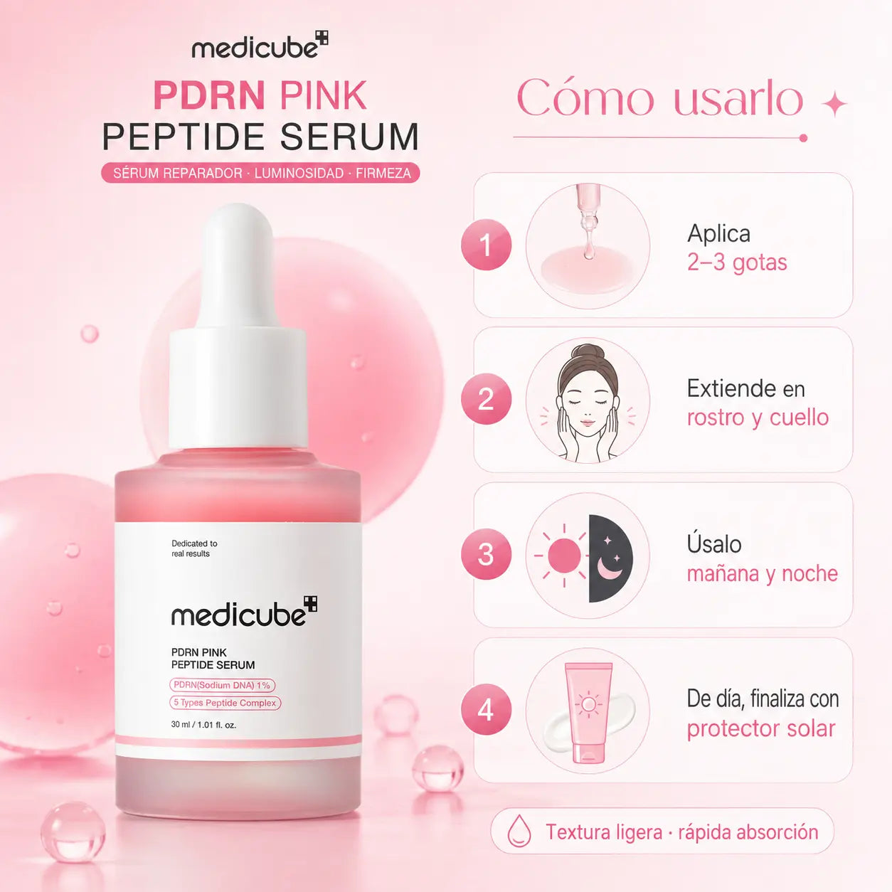 Medicube PDRN Pink Peptide Serum