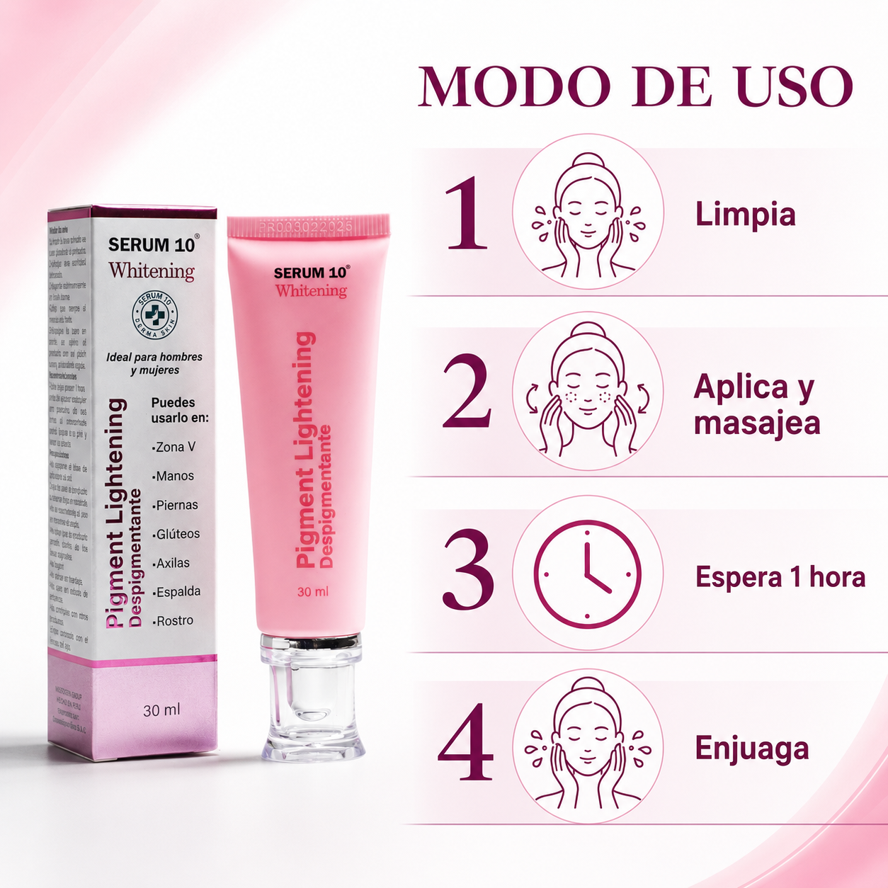 Serum 10 Whitening – Despigmentante 30 ml