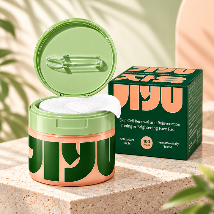 JIYU — Pads Faciales Iluminadores · 100 Unidades