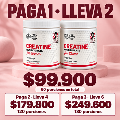 Ofertas Old School Labs: paga 1 y lleva 2 por $99.900, paga 2 y lleva 4 por $179.800, o paga 3 y lleva 6 por $249.600