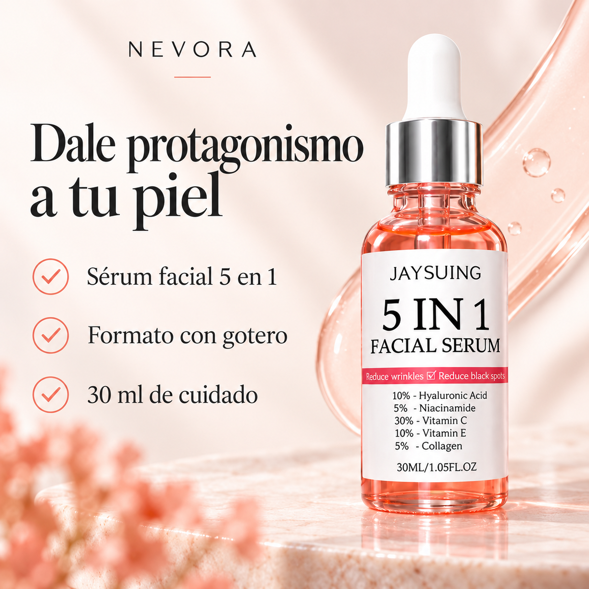 Jaysuing – Sérum Facial 5 en 1 | 30 ml
