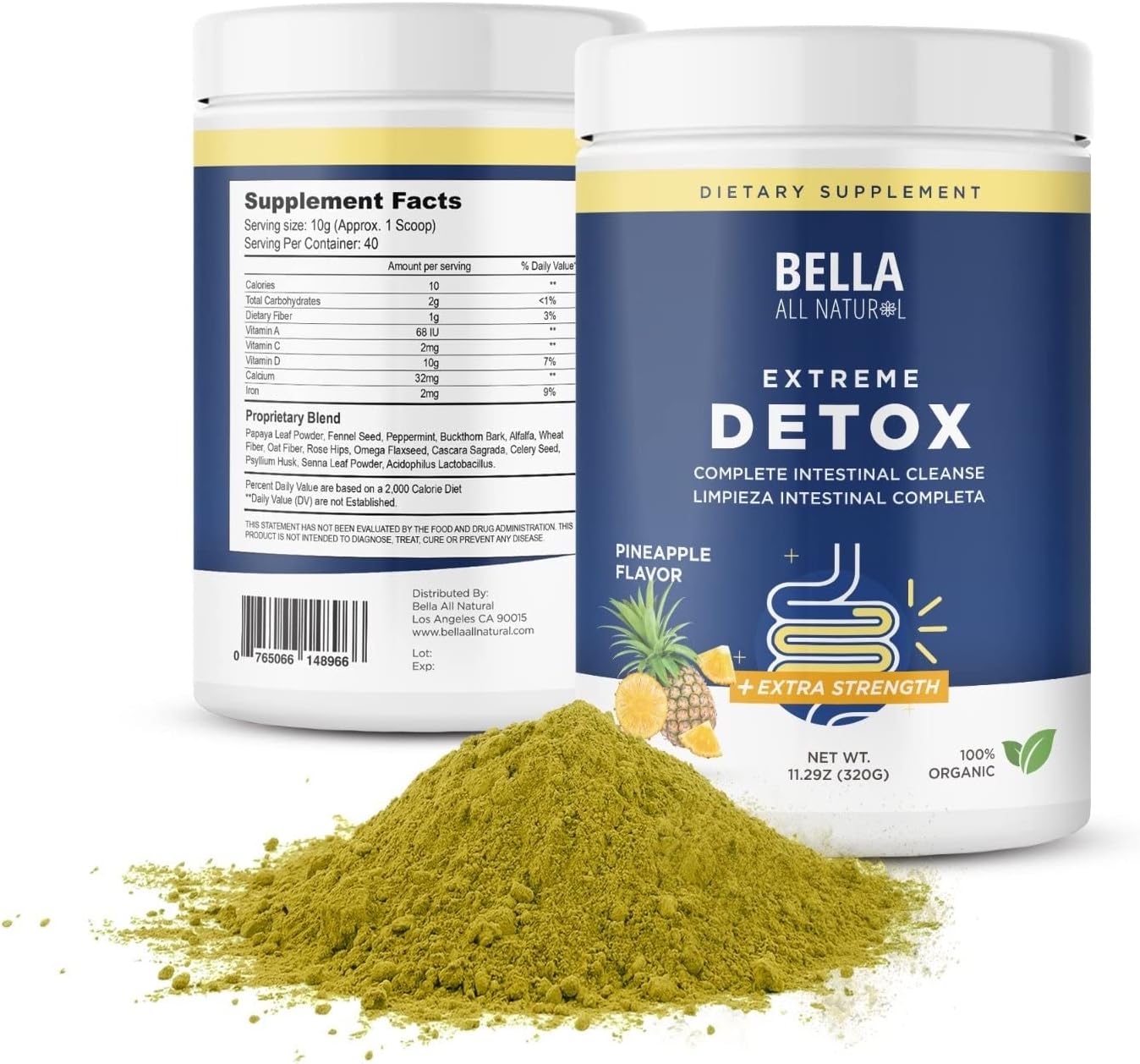 Extreme Detox Piña — Limpieza Intestinal