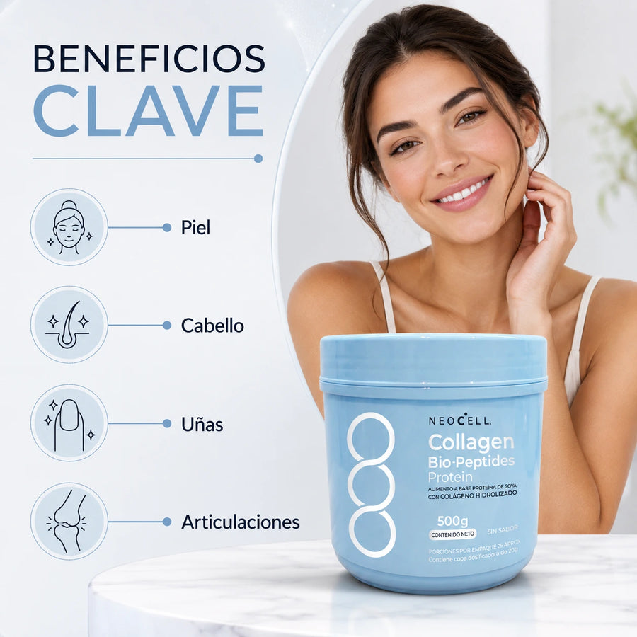 Colágeno en polvo sin sabor para mezclar