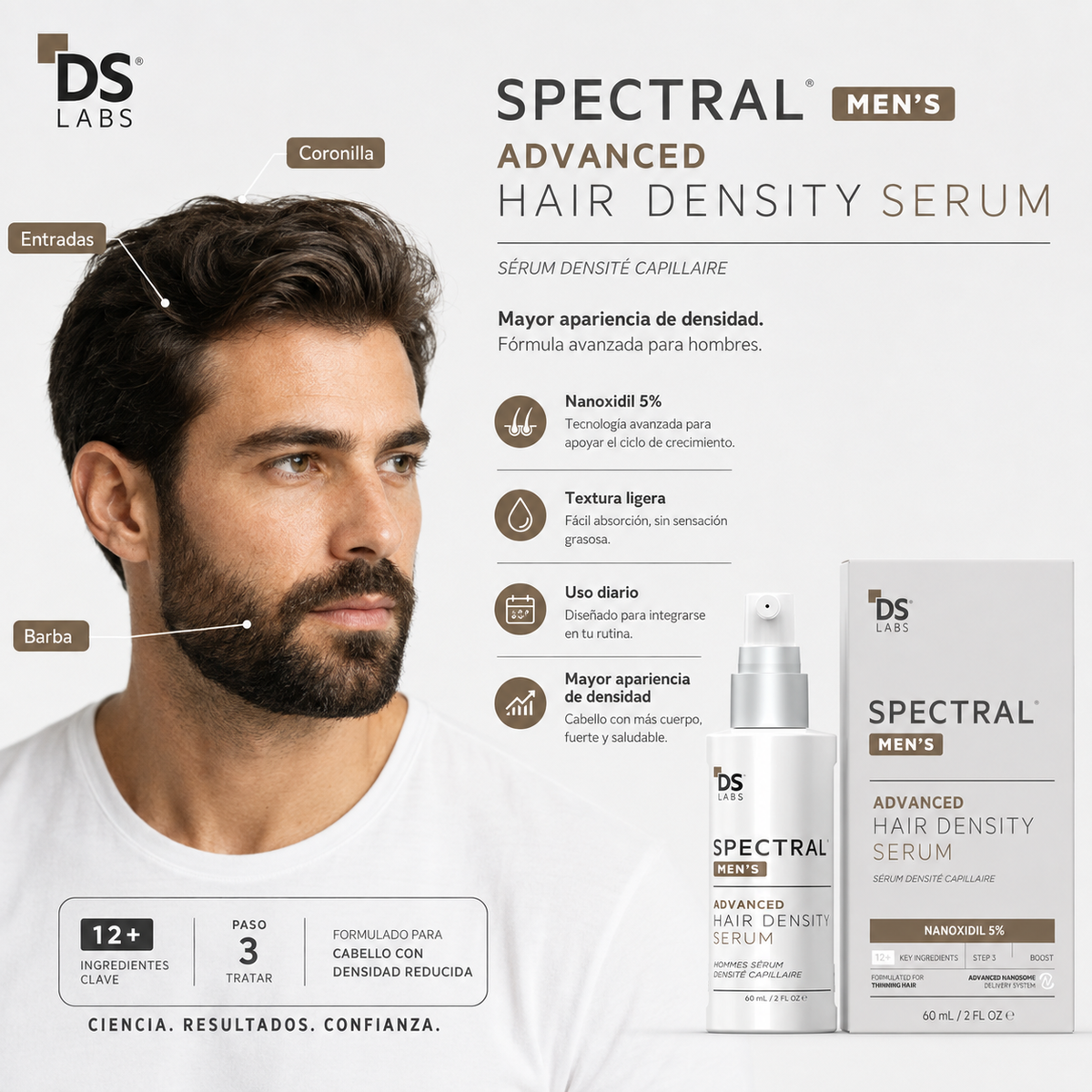Spectral Men’s 5% – Densidad Capilar Avanzada
