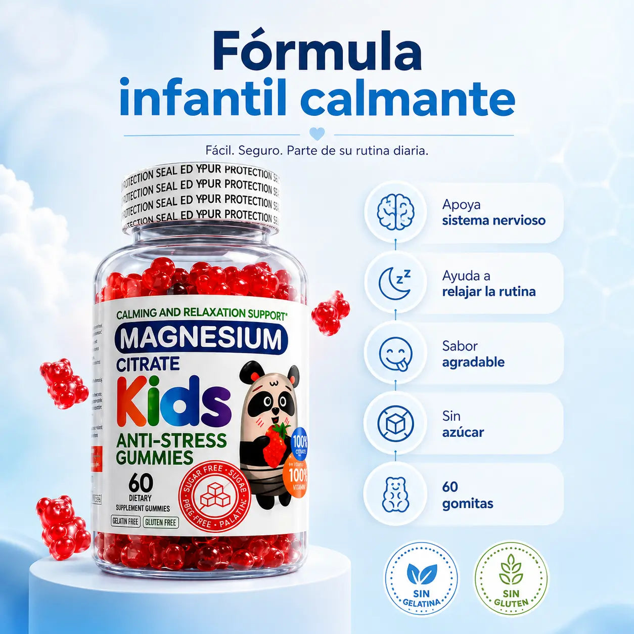 Beneficios y fórmula de Magnesium Kids