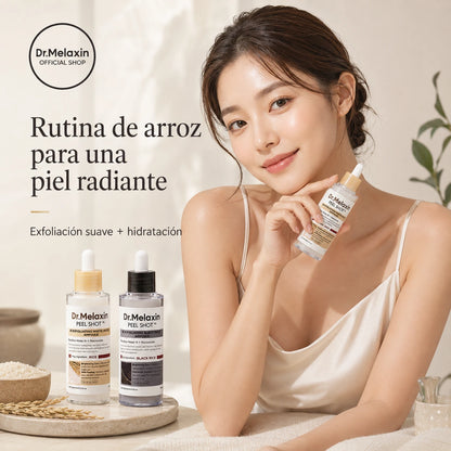 Dr.Melaxin Peel Shot Duo – White + Black Rice