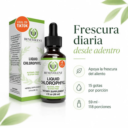 GOTAS DE CLOROFILA 30 ML + REGALO