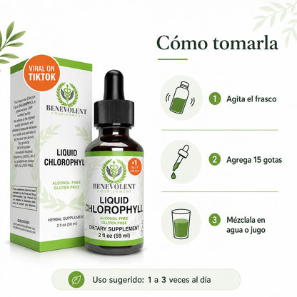 GOTAS DE CLOROFILA 30 ML + REGALO