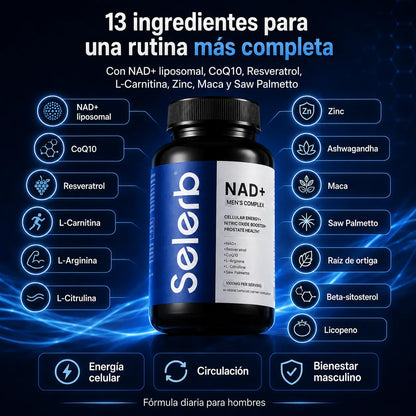 NAD+ Selerb para Hombres 13 en 1