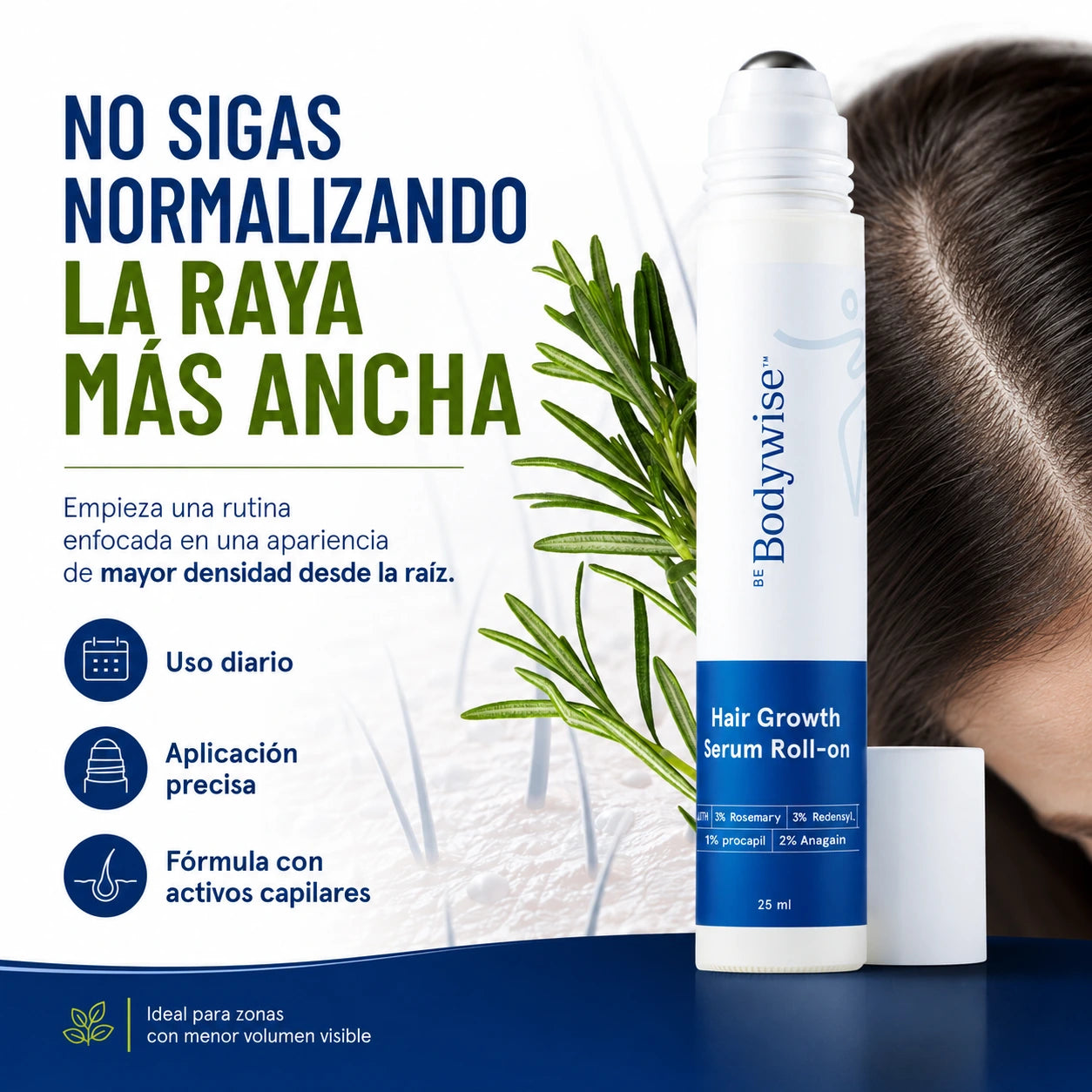Bodywise Hair Growth Roll-On 25ml