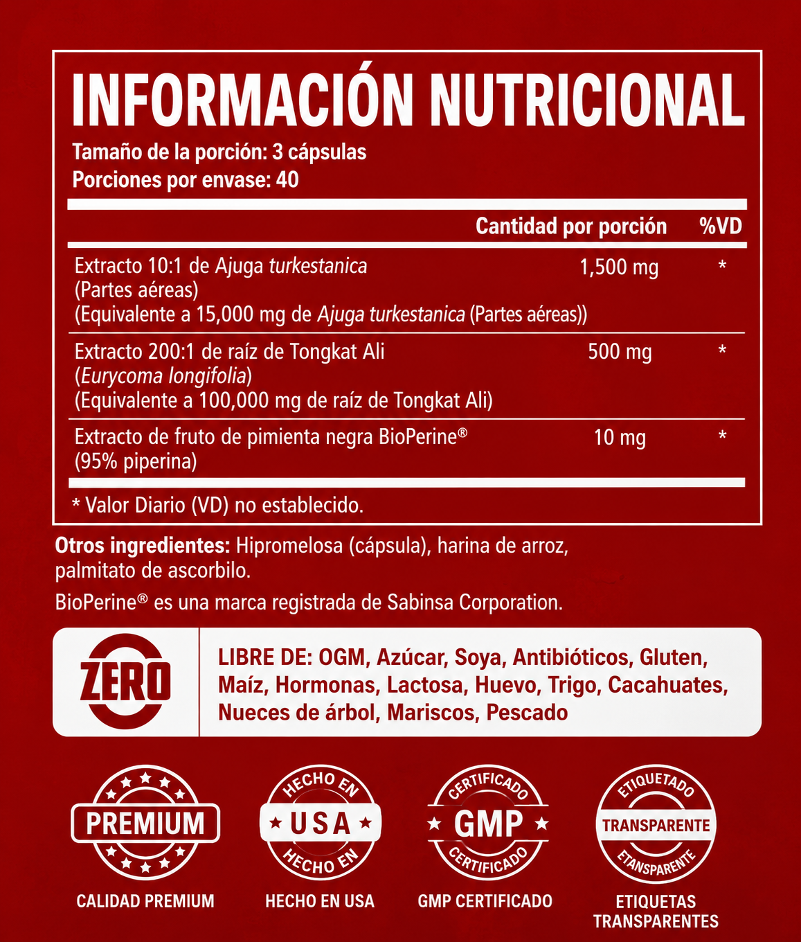 Turkesterona —  Potenciador de músculo y energía