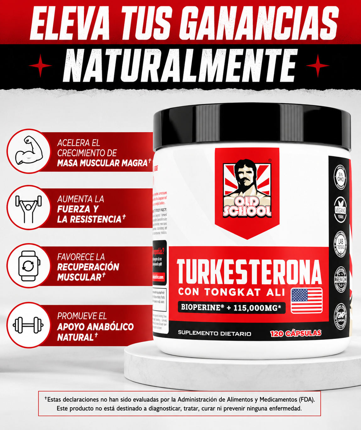 Turkesterona —  Potenciador de músculo y energía