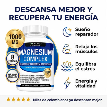 Magnesio Complex TOPLUX 8en1