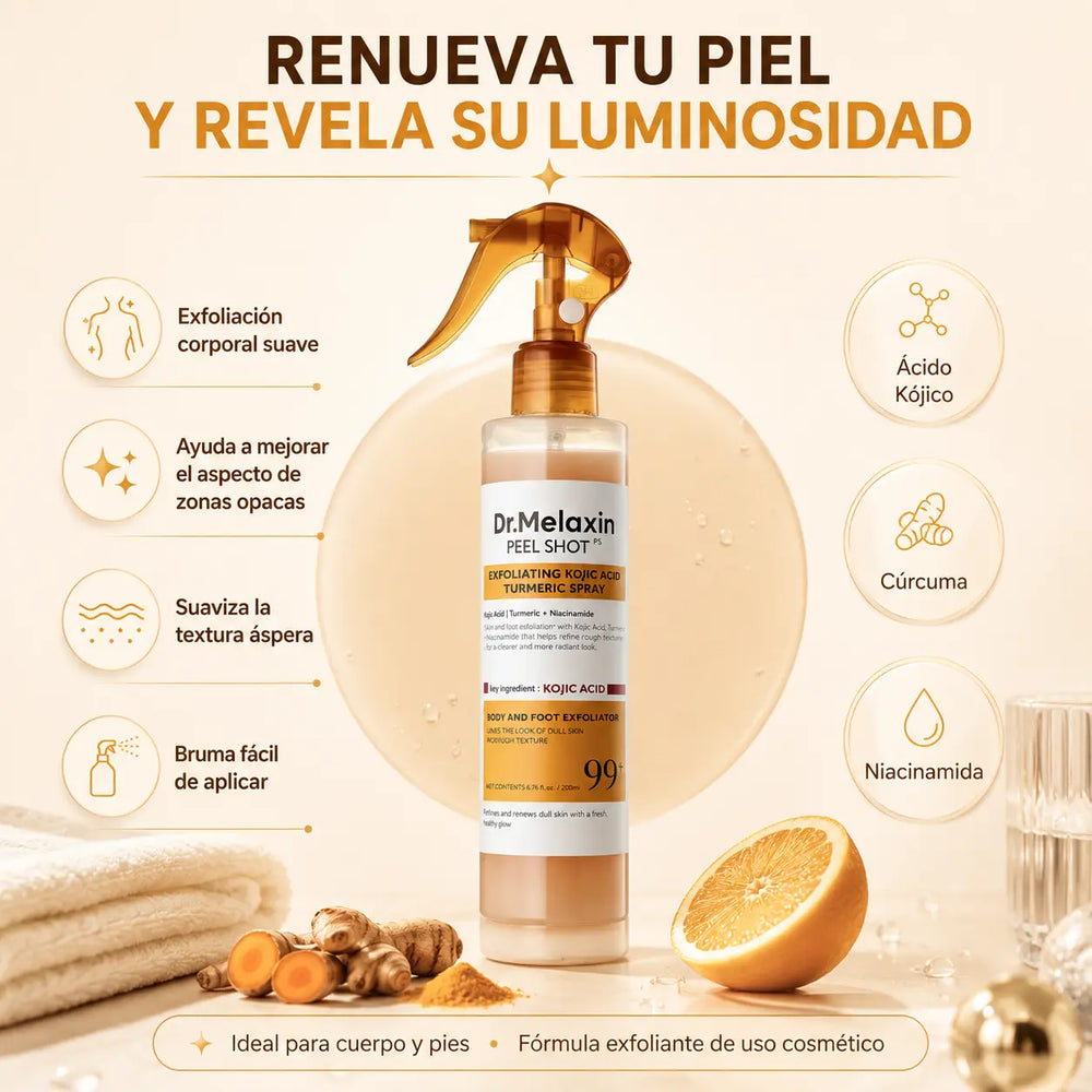 Activos de Dr. Melaxin Peel Shot