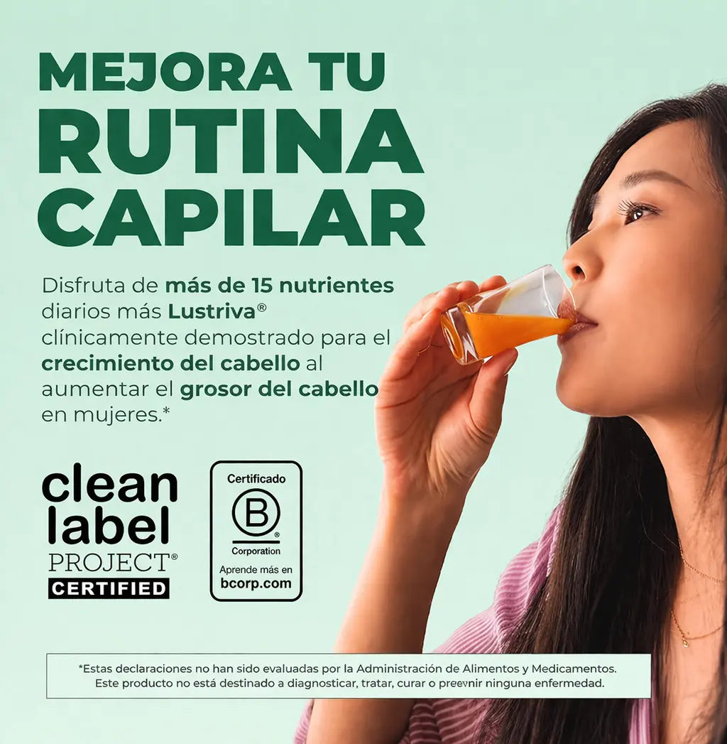MaryRuth’s Multivitamin + Lustriva™ | Nutrición para Cabello, Piel y Energía