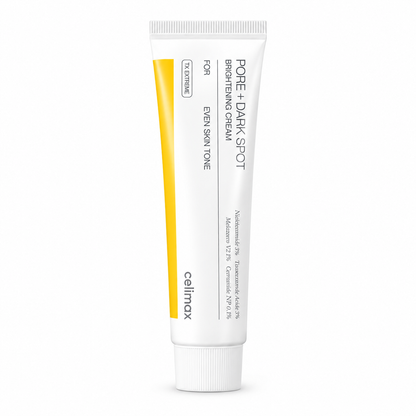 Celimax Pore + Dark Spot Brightening Cream, crema en tubo