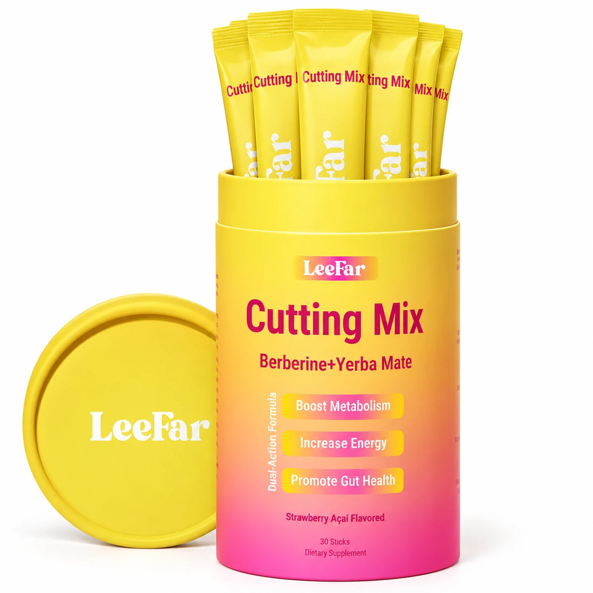 LeeFar Cutting Mix — Fresa y Açaí · 30 sobres
