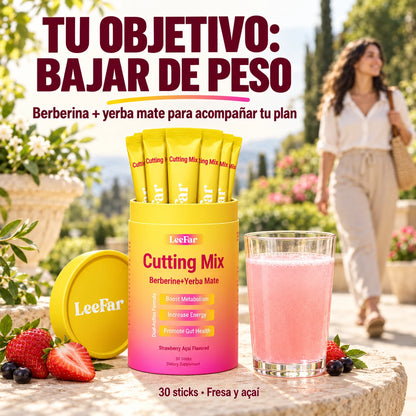 LeeFar Cutting Mix — Fresa y Açaí · 30 sobres