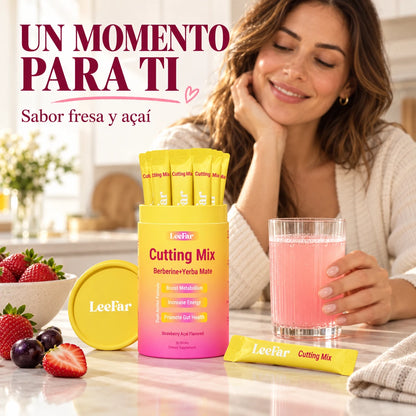 LeeFar Cutting Mix — Fresa y Açaí · 30 sobres