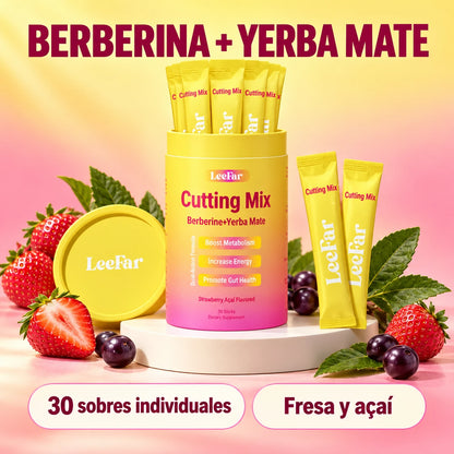 LeeFar Cutting Mix — Fresa y Açaí · 30 sobres