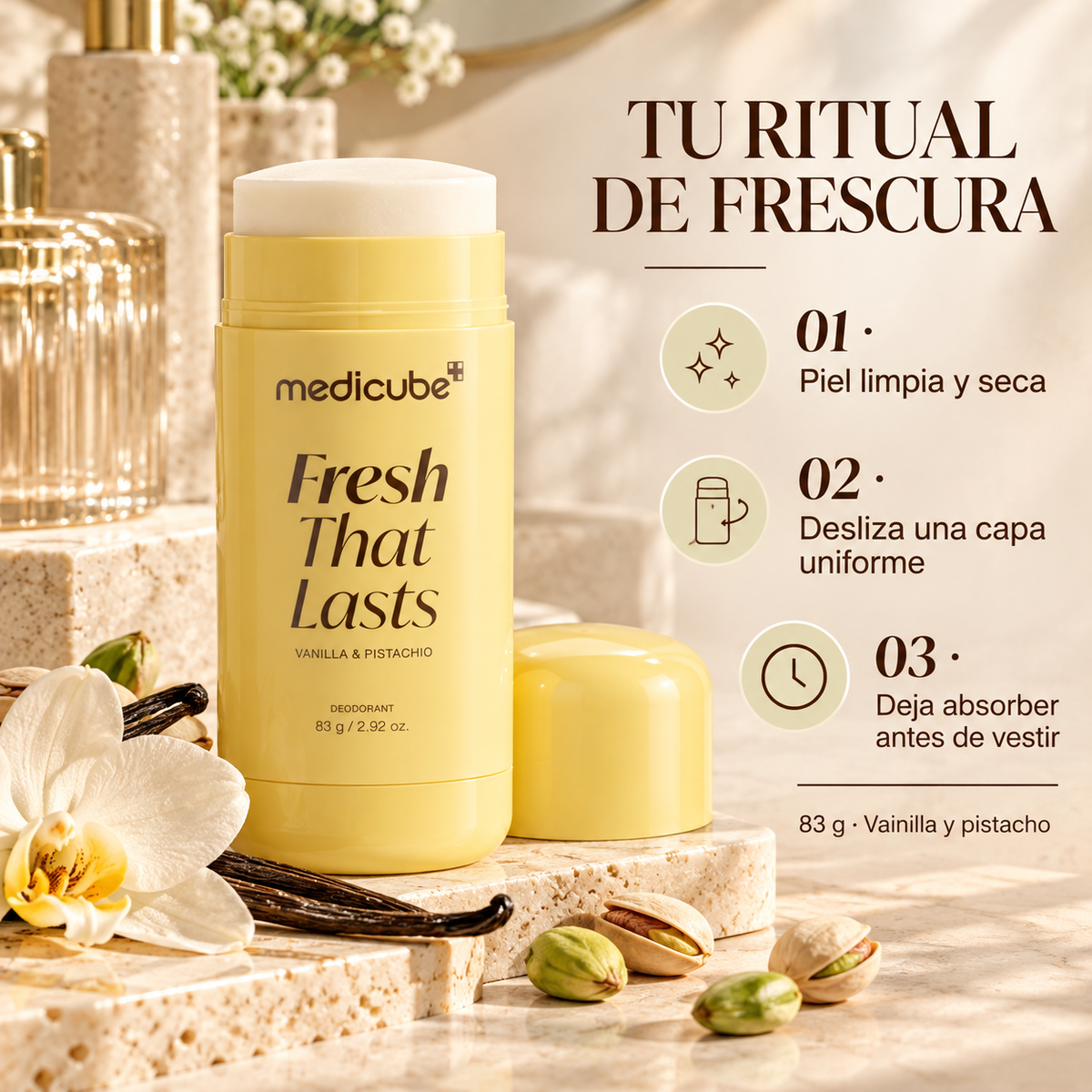 Cómo aplicar Medicube Fresh That Lasts