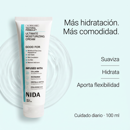 NIDA Youthful · Crema hidratante 100 ml + obsequio