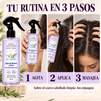 Bare Anatomy Romero + Arroz — Spray capilar 200 ml