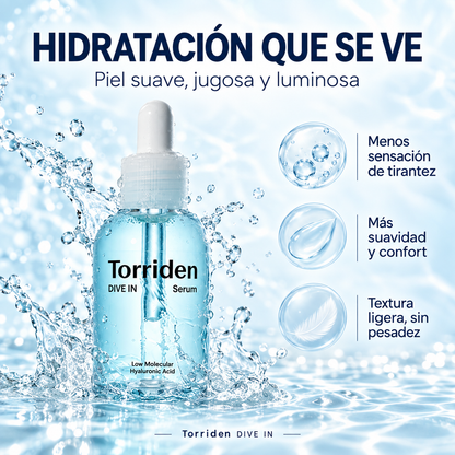 Torriden: hidratación, suavidad y textura ligera