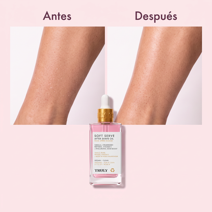 Truly Soft Serve · Aceite postafeitado 90 ml
